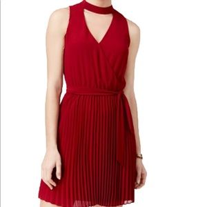 Juniors BCX A-Line dress size XS Red New with tags